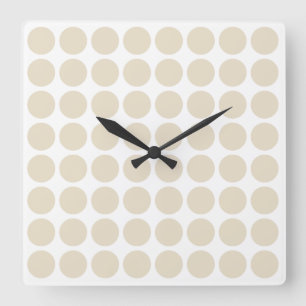Horloge Carrée Points neutres