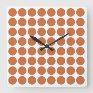 Horloge Carrée Points neutres Zest