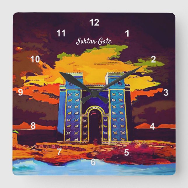 Horloge Carrée Porte d'Ishtar (Recto)