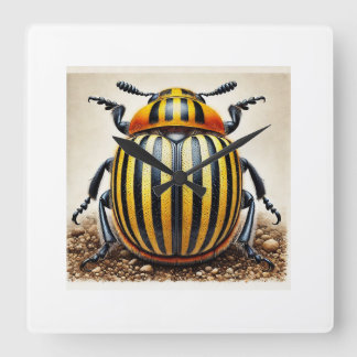 Horloge Carrée Potato beetle Leptinotarsa decemlineata 310824IREF
