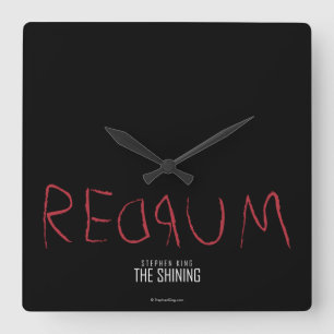 Horloge Carrée Redrum
