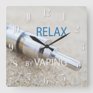Horloge Carrée Relax by vaping