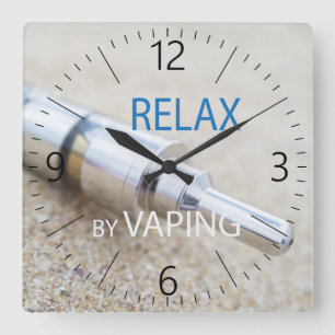 Horloge Carrée Relax by vaping