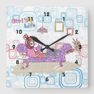 Horloge Carrée Relaxant