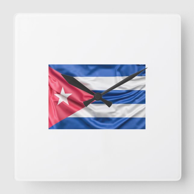 Horloge Carrée Reloj Cuba (Recto)
