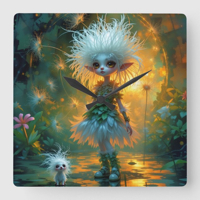 Horloge Carrée Reloj de Pared (Recto)