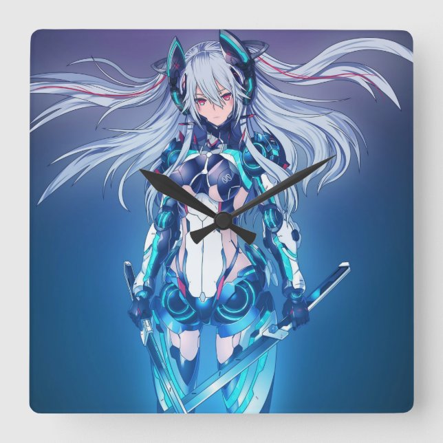 Horloge Carrée Reloj de pared de anime (Recto)