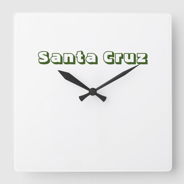 Horloge Carrée Reloj Père Noël Cruz (Recto)