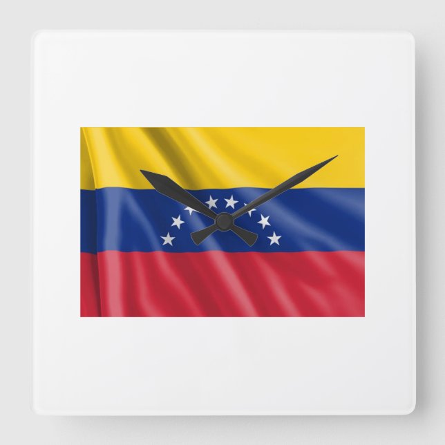 Horloge Carrée Reloj Venezuela (Recto)