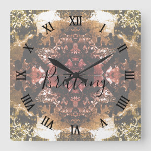 Horloge Carrée Restaurant Vintage China Canton