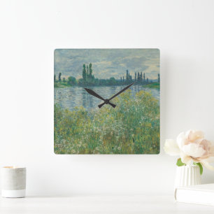 Horloge Carrée Rives de la Seine par Claude Monet