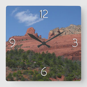 Horloge Carrée Rock bateau à vapeur à Sedona Arizona Photographie