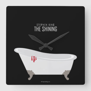 Horloge Carrée Room 217 Bathtub