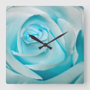 Horloge Carrée Rose d'Ice