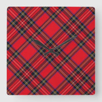 Royal Stewart tartan rouge noir plaid