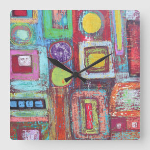 Horloge Carrée Rush Hour Wall Clock