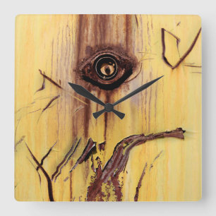 Horloge Carrée Rust Art - Amusement Cool unique