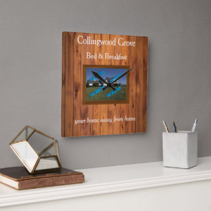 Horloge Carrée Rustic Chambres d'hôtes 🌿 Country Inn