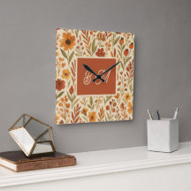 Rustique Automne vibes d'automne & Monogramme flor