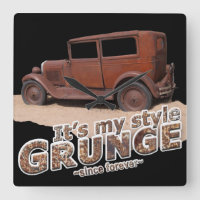 Rustique C'est My Style GRUNGE Rusty Car Typograph