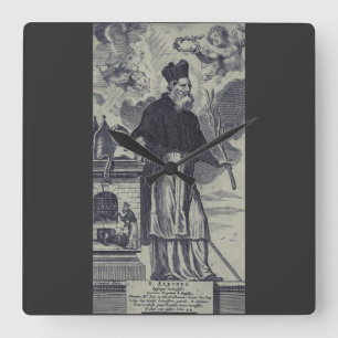 Horloge Carrée Saint Aubin d'Angers Évêque Premier de la Misérico