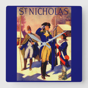 Horloge Carrée Saint-Nicolas Février 1929 George Washington Cover