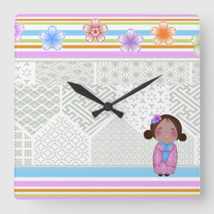Horloge Carrée Sakeshi