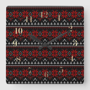 Horloge Carrée Scandinavian