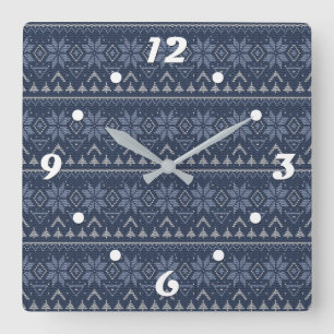 Horloge Carrée Scandinavian