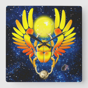 Horloge Carrée Scarab