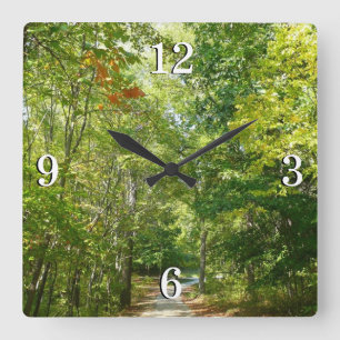 Horloge Carrée Sentier boisé du centenaire à Ellicott City Nature