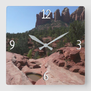 Horloge Carrée Sept Bassins Sacrés à Sedona Arizona