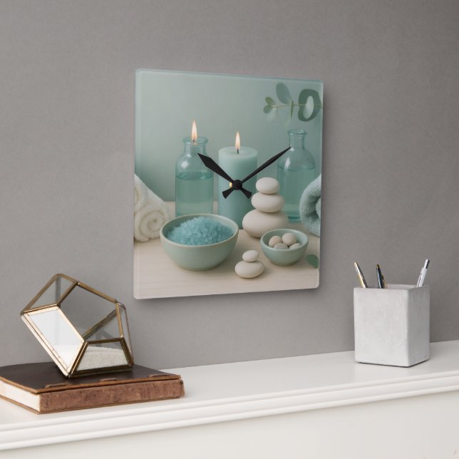 Horloge Carrée Serenity Wall Clock (Bureau)