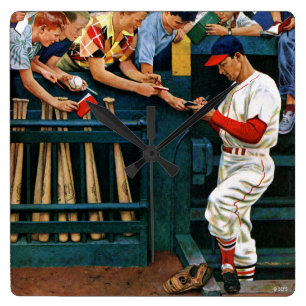 Horloge Carrée Session manuscrite