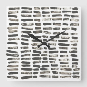 Horloge Carrée Signaux mixtes III