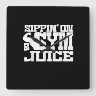 Horloge Carrée Sippin Sur Gym- Jus - Homme Stylos Entraînement
