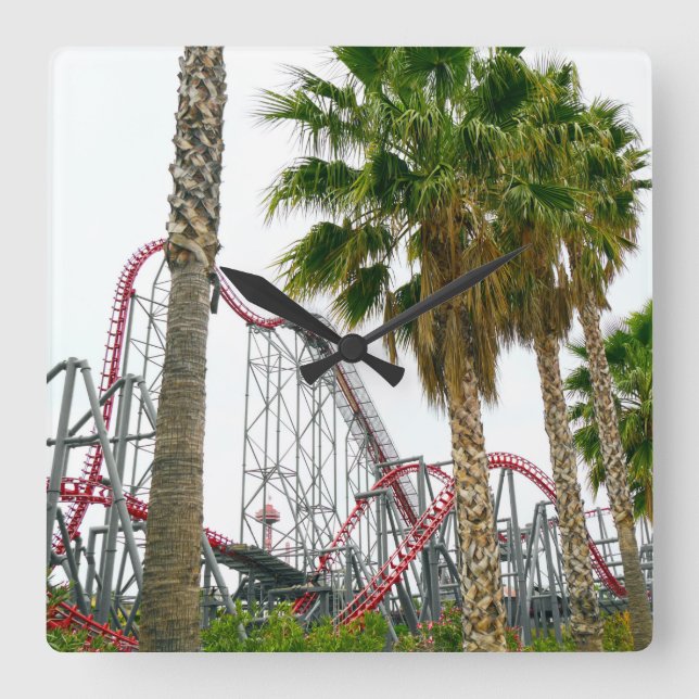 Horloge Carrée Six Flags Magic Mountain (Recto)