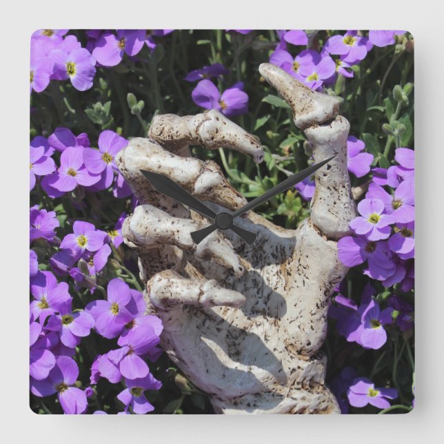 Horloge Carrée Skelethand (Recto)