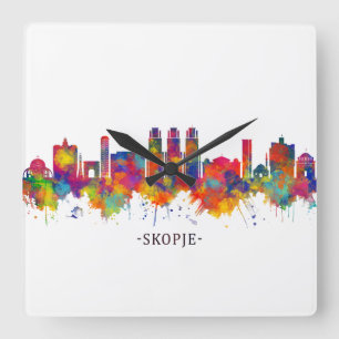 Horloge Carrée Skopje Republic of Macedonia