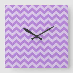 Horloge Carrée Sky Blue Marocain Moods Chevrons