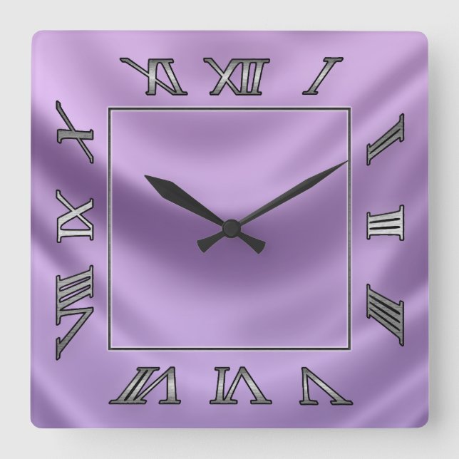 Horloge Carrée smooth (Recto)