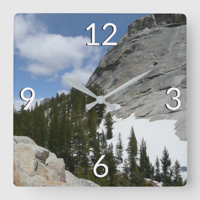 Horloge Carrée Snowy Granite Domes II Parc national de Yosemite (Recto)