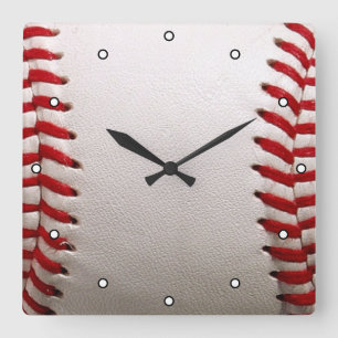 Horloge Carrée Softball avec points