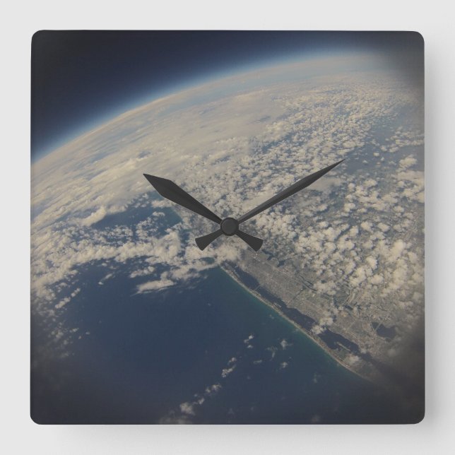 Horloge Carrée Space time ! Beautiful Picture of Florida's coast (Recto)