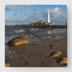 Horloge Carrée St. Mary'S Island   Whitley, England