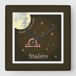 Horloge Carrée Stadaira 24 décembre fin 23 octobre Uhr