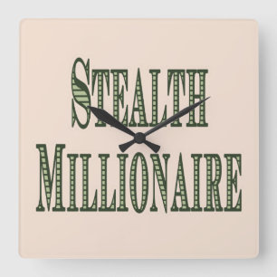 Horloge Carrée Stealth Millionaire