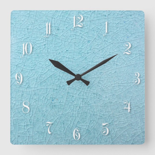 Horloge Carrée Stone texture (Recto)