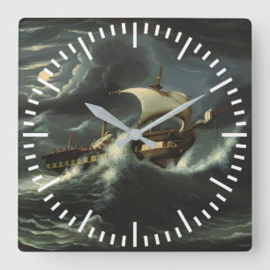 Horloge Carrée Storm Tossed