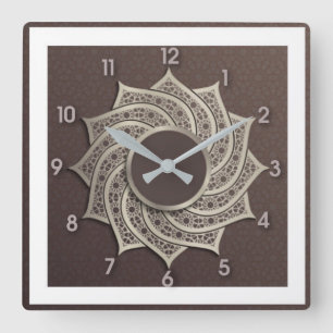 Horloge Carrée Style Art déco